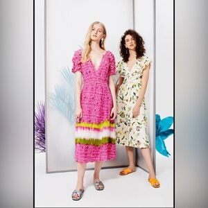 Tanya Taylor Luciana Silk MIDI Dress